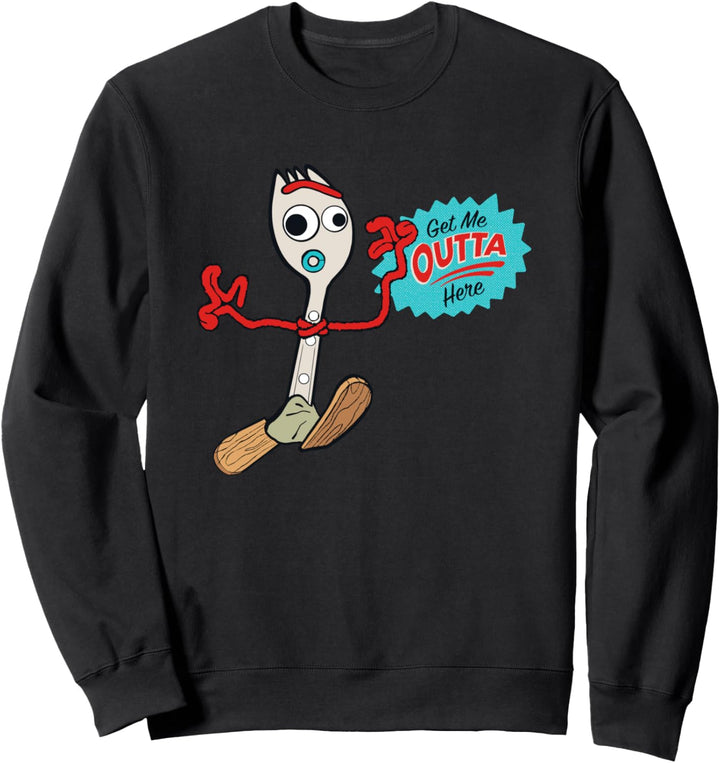 Disney Pixar Toy Story 4 Forky Get Me Outta Here Sweatshirt