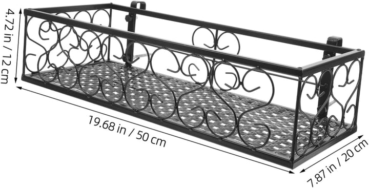 Cabilock Halterung Balkongeländer Blumenkasten Wandgitter Balkon Blumenständer Rack Pflanzkasten Bal