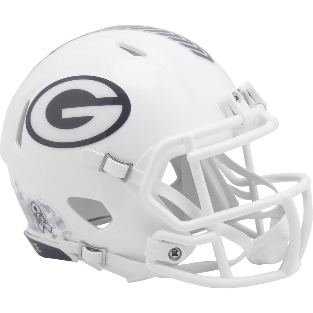 NFL Green Bay Packers Salute to Service 2024 Mini Helm Speed Footballhelm