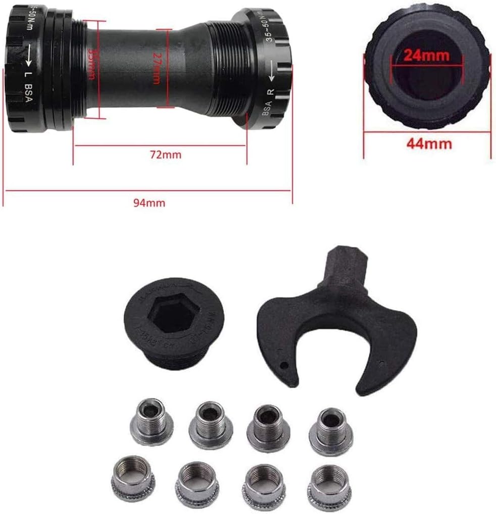 PLATTBK MTB 170 mm Kurbelgarnitur mit 104 BCD 32T/34T/36T/38T Kettenblatt, Kurbelgarnituren Single S