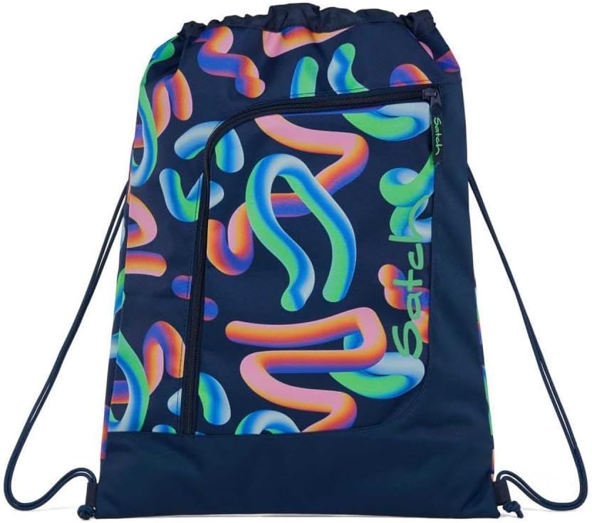 Satch Pack Schulrucksack Set 3tlg. inkl. Schlamperbox und Sportbeutel (Crazy Twist), Crazy Twist