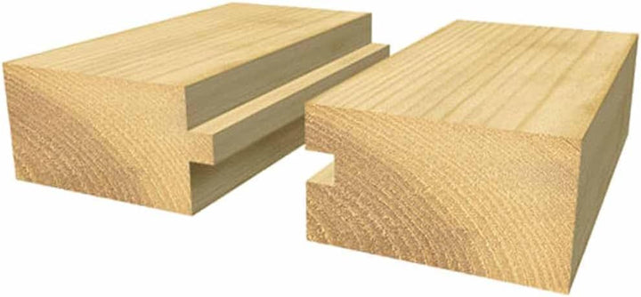 Trend Trade Zweischneidiger Fräser, 8 mm Schaft, 8 mm Schnittdurchmesser, 19 mm Schnittlänge, Hartme