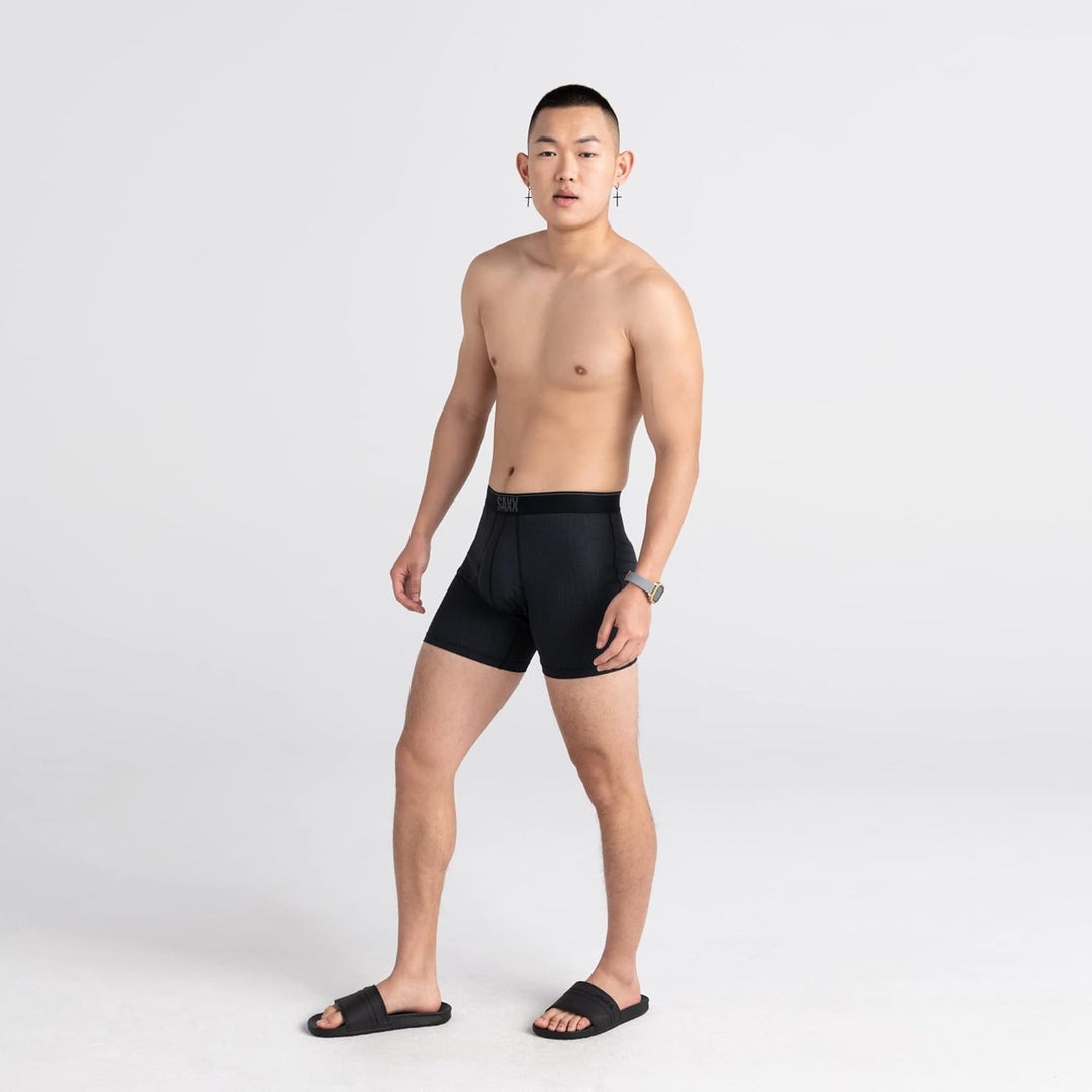 SAXX Underwear Co. Boxershorts -Platinunterwäsche Boxershorts Mit Fliege und integriertem Ballpark P