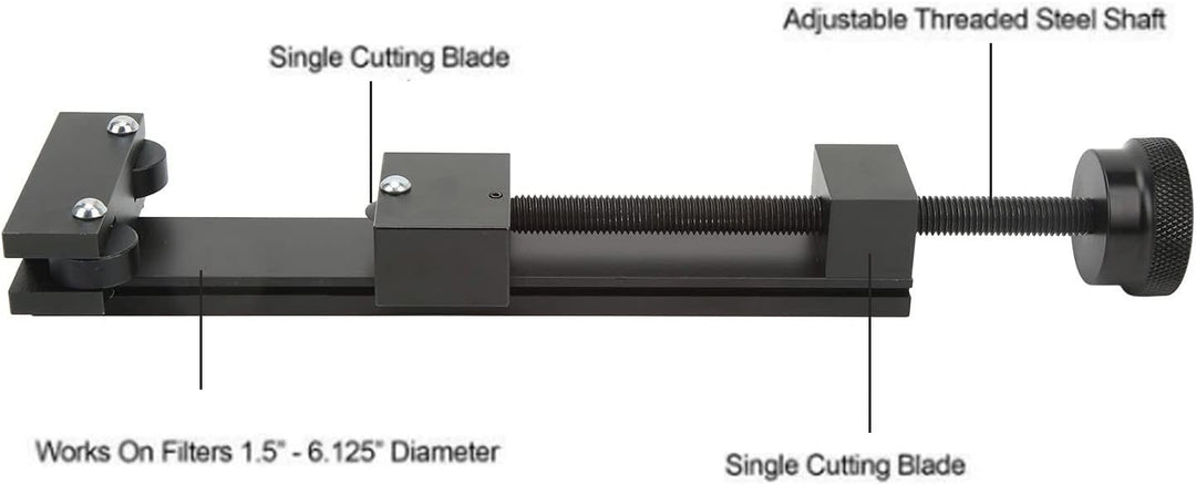 Focket 81031 Ölfilter Schneider, Aluminium-Ölfilter-Schneidwerk Zeug, Profession Elles Ölfilter-Schn