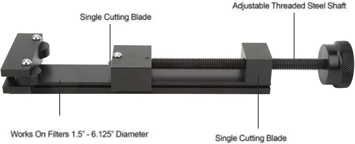Focket 81031 Ölfilter Schneider, Aluminium-Ölfilter-Schneidwerk Zeug, Profession Elles Ölfilter-Schn