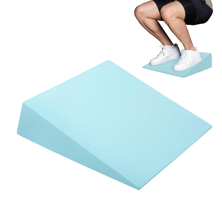 Squat Wedge, Non Slip Yoga Slant Board, High Density Foam, 12.8x11.81x3.54 Inches, Stretching Equipm