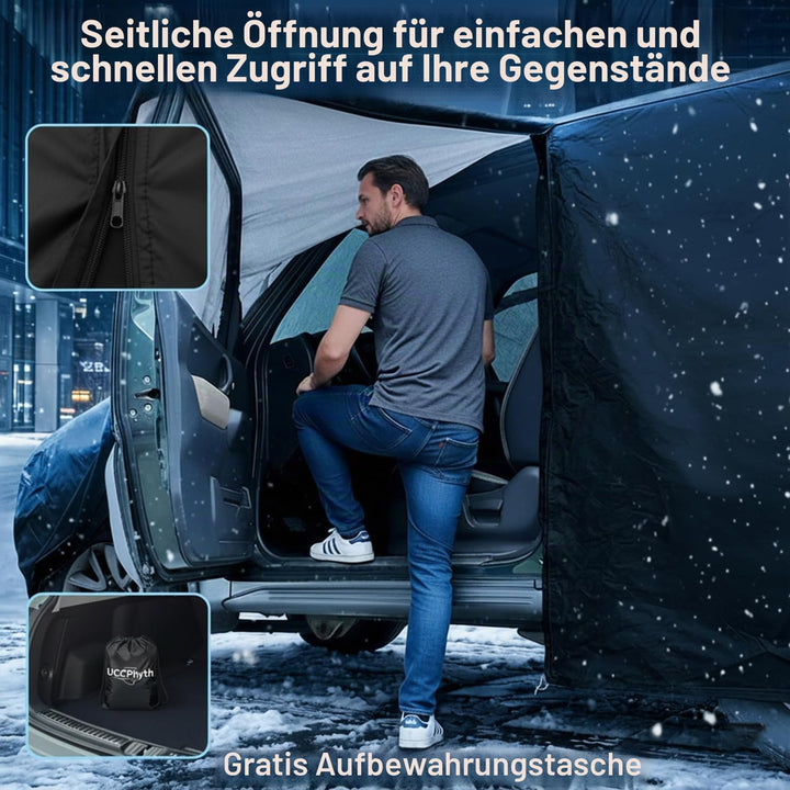 Autoabdeckung für Jimny 3-Türer 1998–2024, massgeschneiderte Auto Abdeckplane mit Reissverschluss an