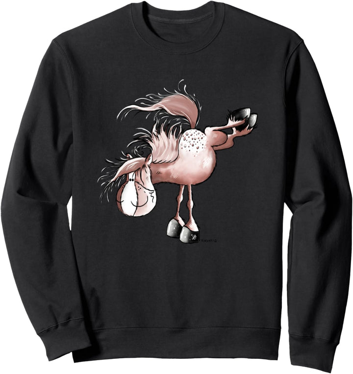 Wildes Westernpferd I Appaloosa Comic für Pferdefreunde Sweatshirt