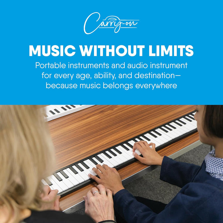 Zusammenklappbares, tragbares Klavier von Blackstar | 88 Tasten Tragbares Klavier mit eingebautem US