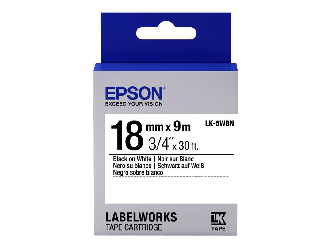 EPSON Ribbon LK-5WBN white/black