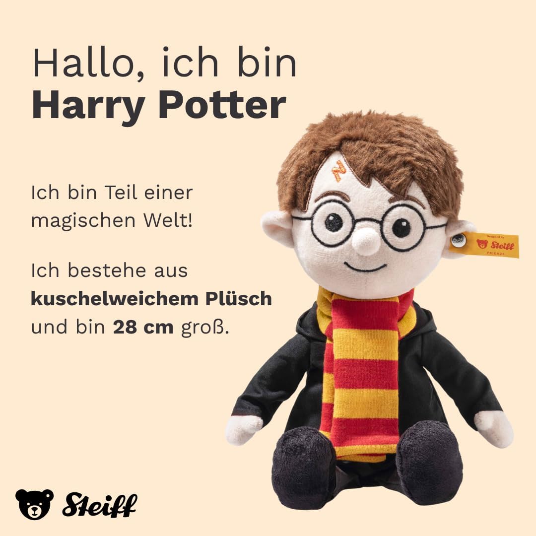 Steiff Kuscheltier Harry Potter, Süsses Stofftier, Jungen, Mädchen & Babys ab 0 Monaten, Friends, Pl