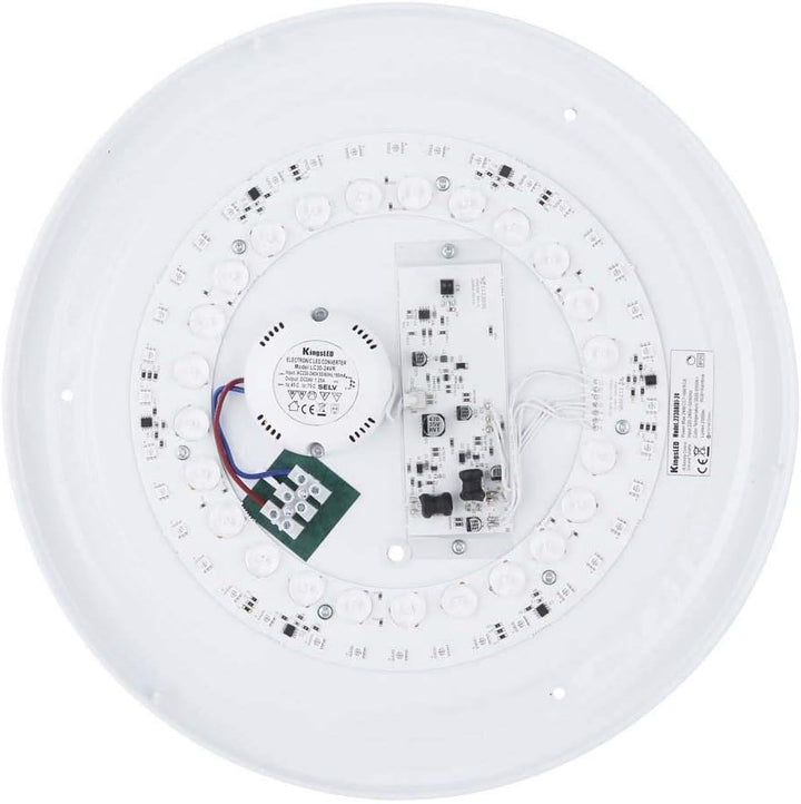 Globo LED Deckenleuchte Wohnzimmer schwarz 24 Watt 1x LED á 24W inkl. Farbwechsler Memory Funnktion