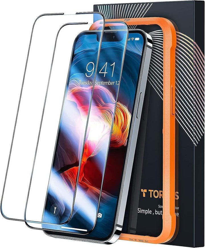 TORRAS für iPhone 12/12 Pro für Panzerglas Zertifizierung auf TOP Stossfestigkeit Schutzglas iPhone