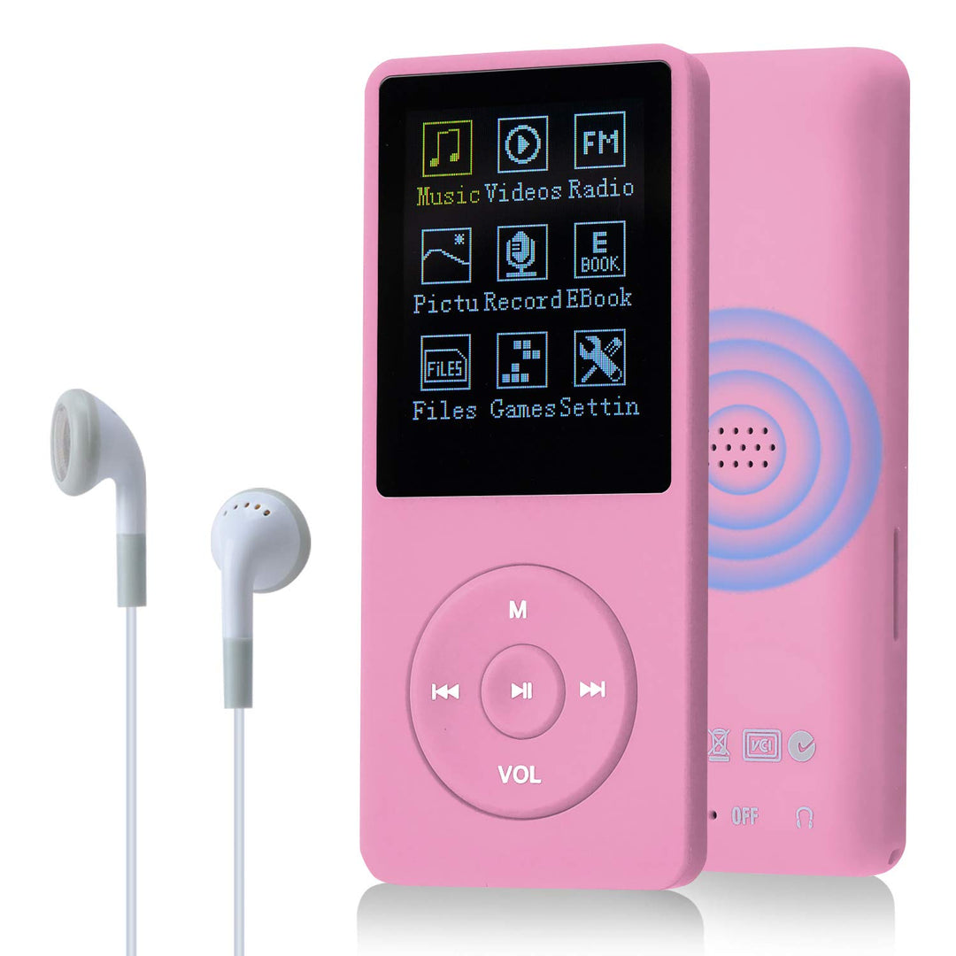 COVVY 8GB Tragbare MP3 Musik Player, Support bis zu 64GB SD Speicherkarte, Lossless Sound HiFi MP3 P