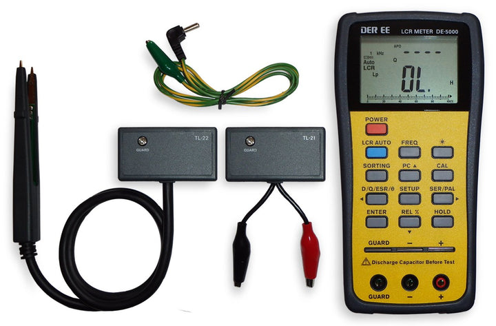 De-5000 Handheld LCR Meter with Tl-21 Tl-22 Tl-23