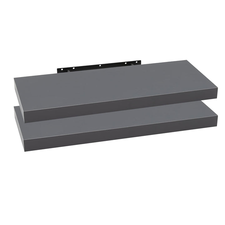 WOLTU 2X Wandregal Wandboard Bücherregal Regale für Deko Wandablagen aus MDF Holz, 2er Set Hängerega