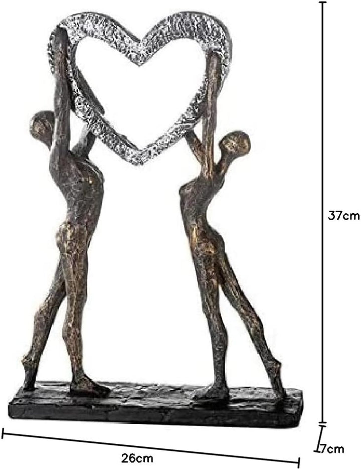 Casablanca - Skulptur, Objekt, Figur, Dekofigur - Victory Sieg der Liebe - Poly - Höhe: 37 cm