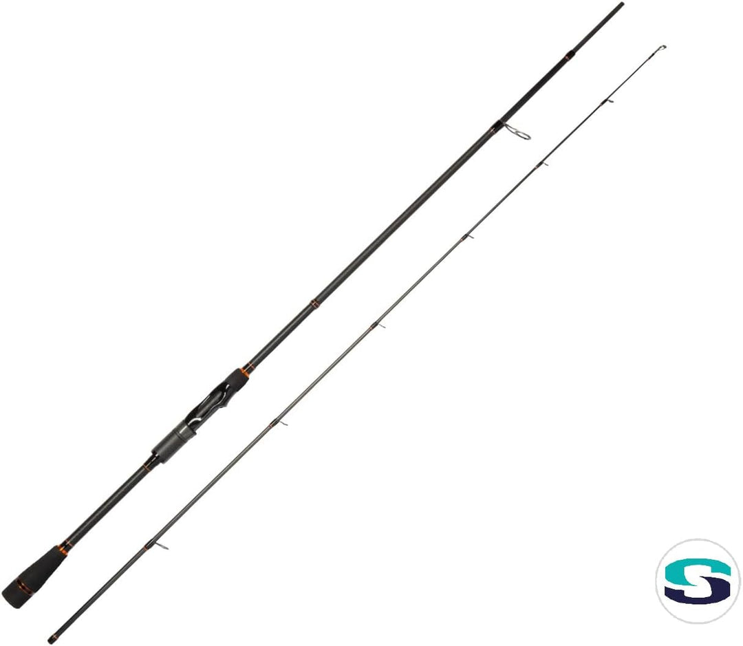 Zeck Predator Vertic & Spin Rute 1,90m 40g - Spinnrute für Barsche & Zander, Vertikalrute zum Vertik