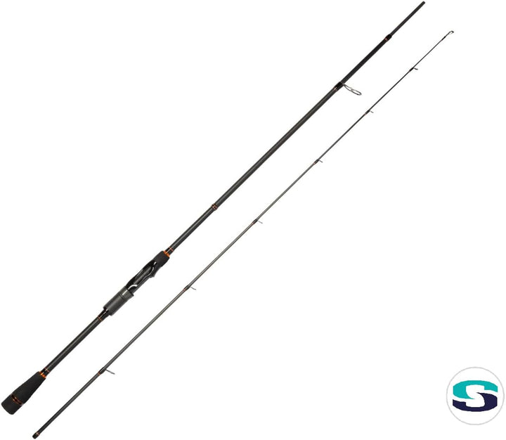Zeck Predator Vertic & Spin Rute 1,90m 40g - Spinnrute für Barsche & Zander, Vertikalrute zum Vertik