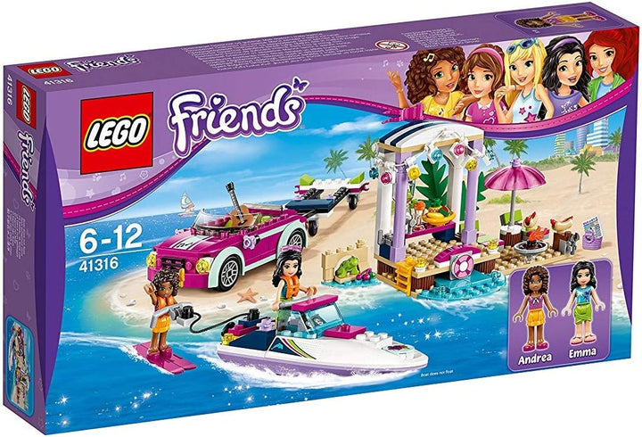 LEGO Friends 41316 - Andreas Rennboot-Transporter