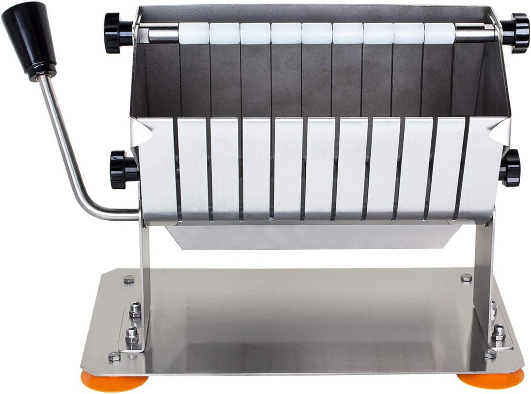 Beeketal 'CSB-2' Profi Gastro Curry Wurst Schneider für ca. 17,5 mm Schnittstärke mit 10 Edelstahl K