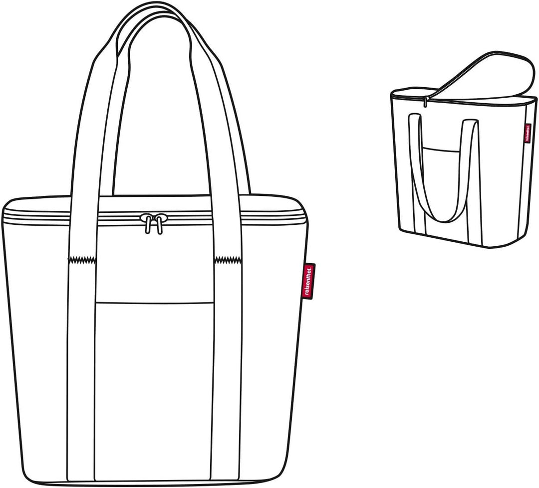 reisenthel thermoshopper in Dots – Kühltasche für den Einkauf oder das Picknick mit 2 Trageriemen –