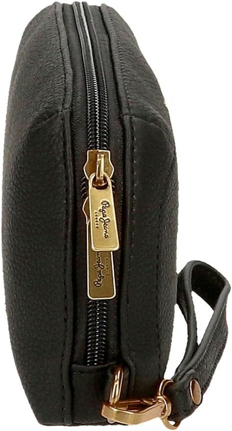 Pepe Jeans Damen Diane Reisezubehör - Geldbörse Bolso de Mano Schwarz, Bolso de Mano Schwarz
