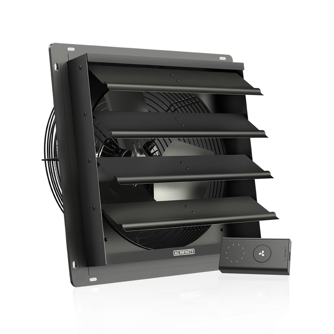 AC Infinity AIRLIFT S14, 350mm-Abluftventilator mit 10-stufigem Drehzahlregler, EC-Motor Wandmontage