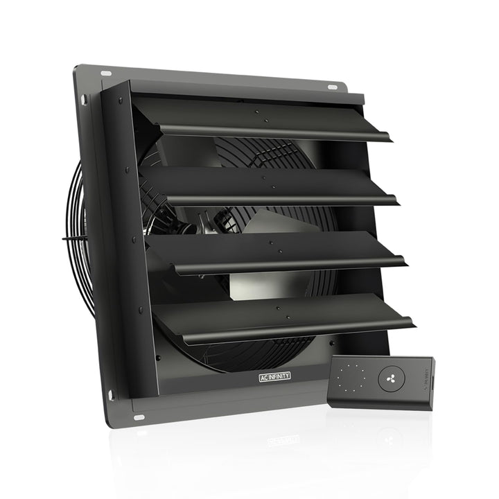 AC Infinity AIRLIFT S14, 350mm-Abluftventilator mit 10-stufigem Drehzahlregler, EC-Motor Wandmontage