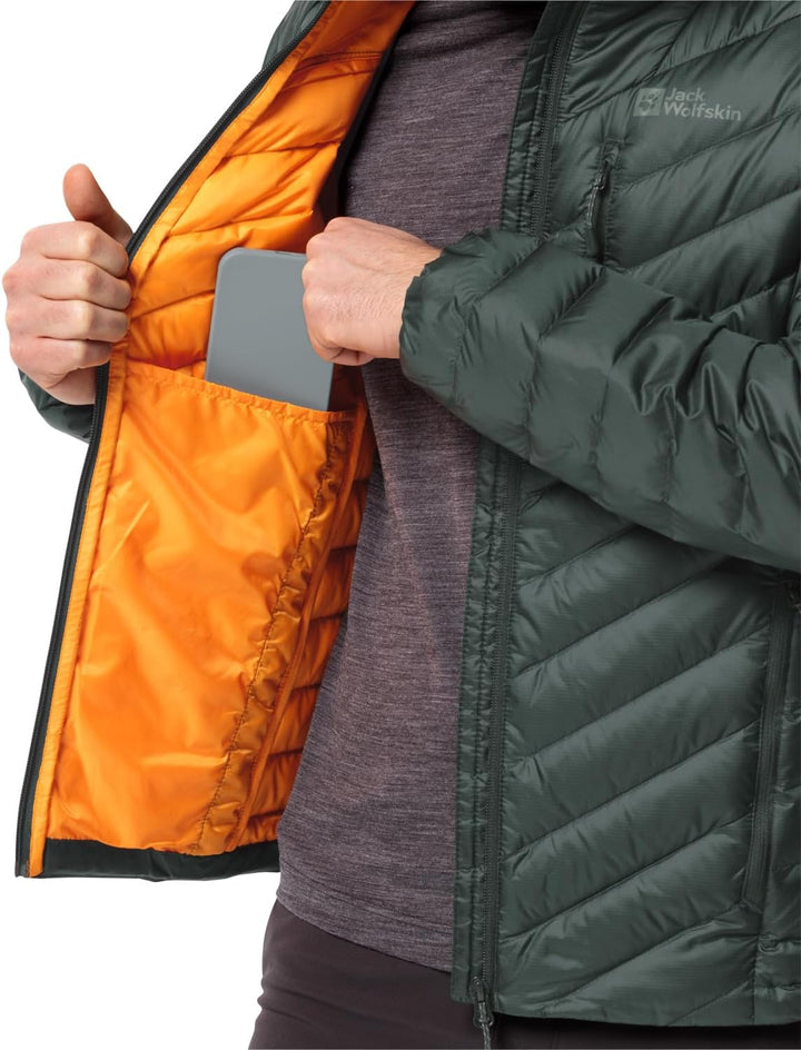 Jack Wolfskin Herren Passamani Down Jkt M Jacket L black olive, L black olive