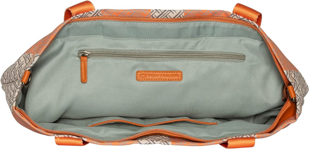 TOM TAILOR Damen Leoni Umhängetasche 50 x 19 x 25 (LxBxH) Orange, 50 x 19 x 25 (LxBxH) Orange