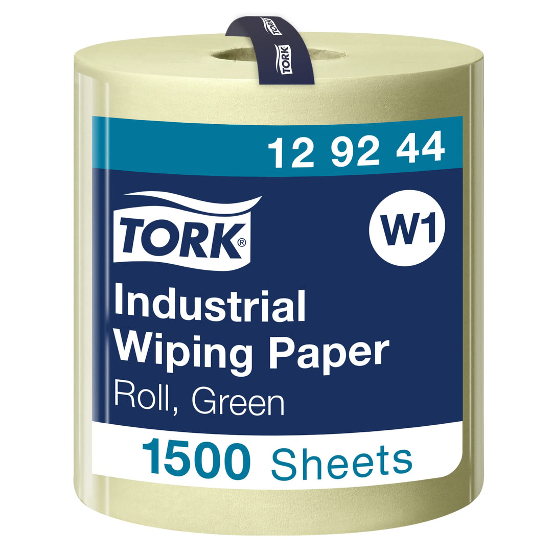 Tork 129244 Industrie Papierwischtücher für W1 Bodenständer- und Wandhalter-System / 2-lagige Putzro