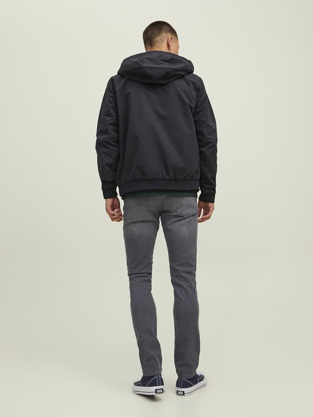 JACK & JONES Herren Jjerush Blocking Hood Bomber Noos Jacke XS Black 1, XS Black 1