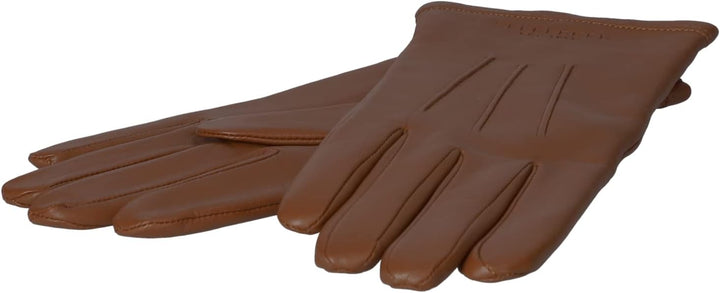 Seeberger Spencer Lederhandschuhe Handschuhe Damenhandschuhe Fingerhandschuhe (7 HS - cognac)