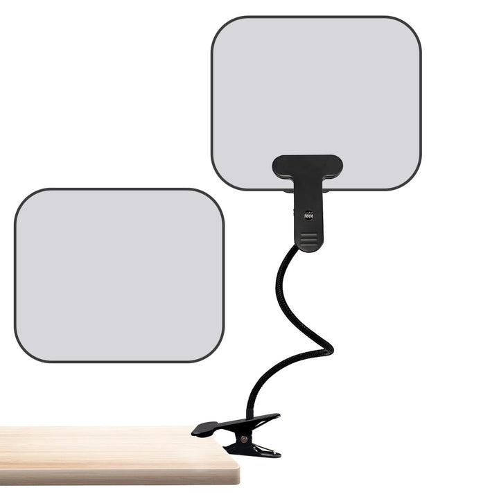2 Stück Laptop Sonnenblende für Arbeiten im Freien,mit flexiblem Clip-Ständer,Wasserdicht, Faltbar,