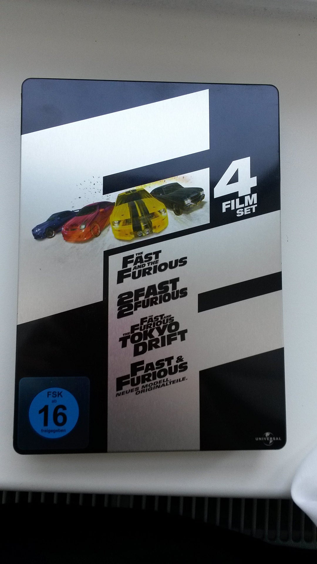 Fast and Furious 1-4 - Limited Jumbo Steelbook [4 DVDs], DVD