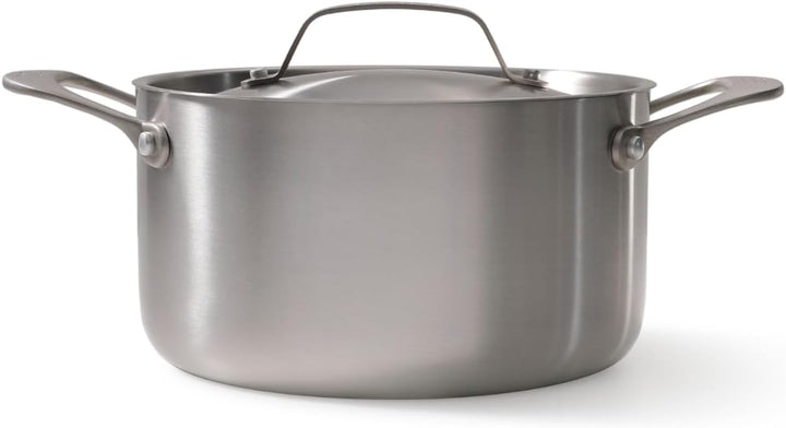 Skottsberg Edelstahl Kochtopf mit Deckel - Ø 20 cm - 3,3 L – PFAS‑frei, spülmaschinenfest - für Indu