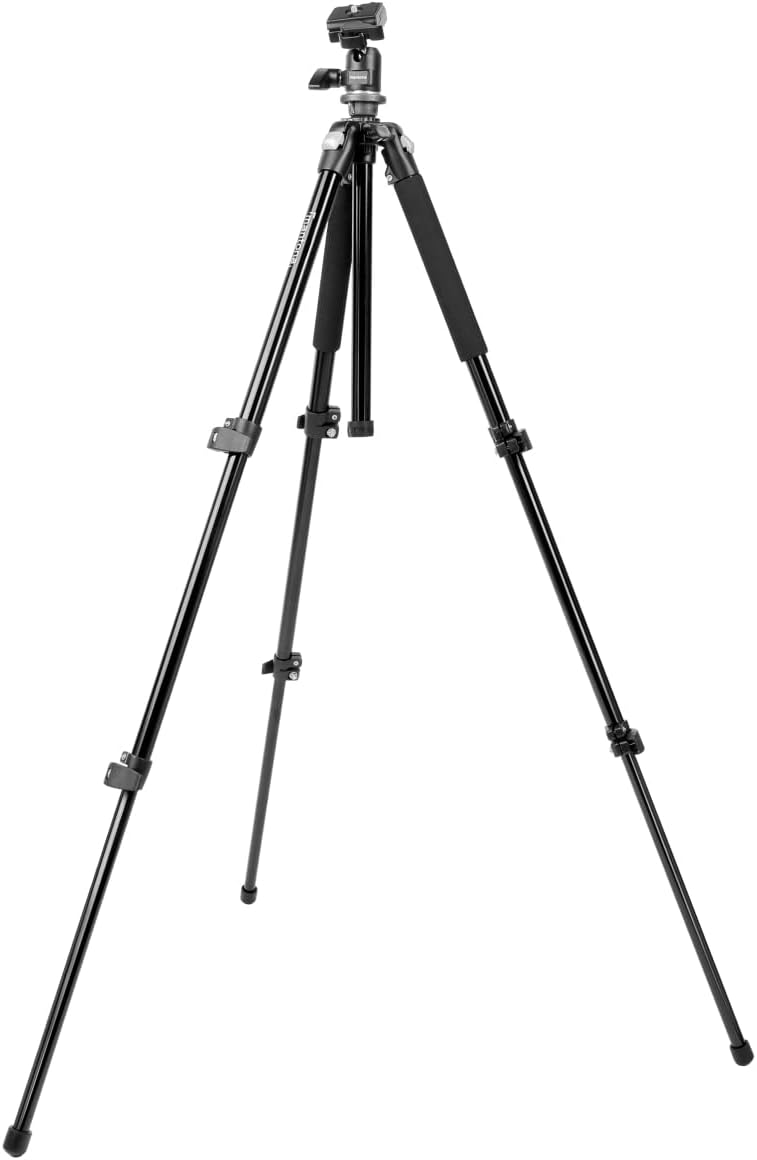 Mantona Scout Trekking 2 in 1 Set (inkl. Trekking Fotorucksack und Kamerastativ Scout 142 cm, geeign