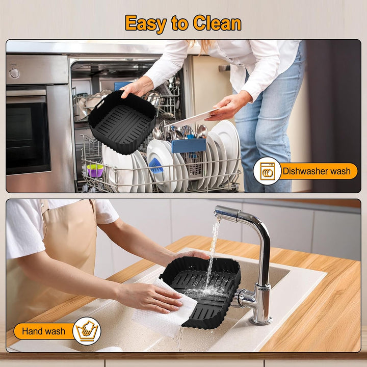 Heissluftfritteuse Zubehör für COSORI Turbo Tower Pro Smart 10,8L, BPA-frei Airfryer Silikonform für