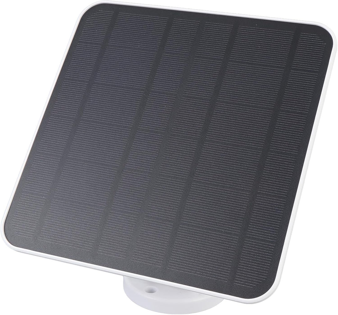 12W Solarpanel für Überwachungskamera, Solarpanel-Ladegerät mit Micro-USB- und USB-C-Anschluss, IP66