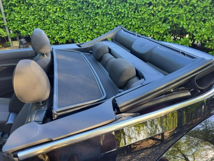 GermanTuningParts Windschott für Volkswagen Beetle ab 2013 - Klappbar - mit Schnellverschluss – Schw