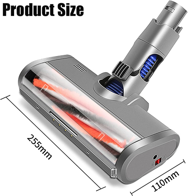 Italdos Elektrische Walzenbürste, motorisiert, Turbo, kompatibel mit Dyson V6 DC58 DC59 DC61 DC62, s