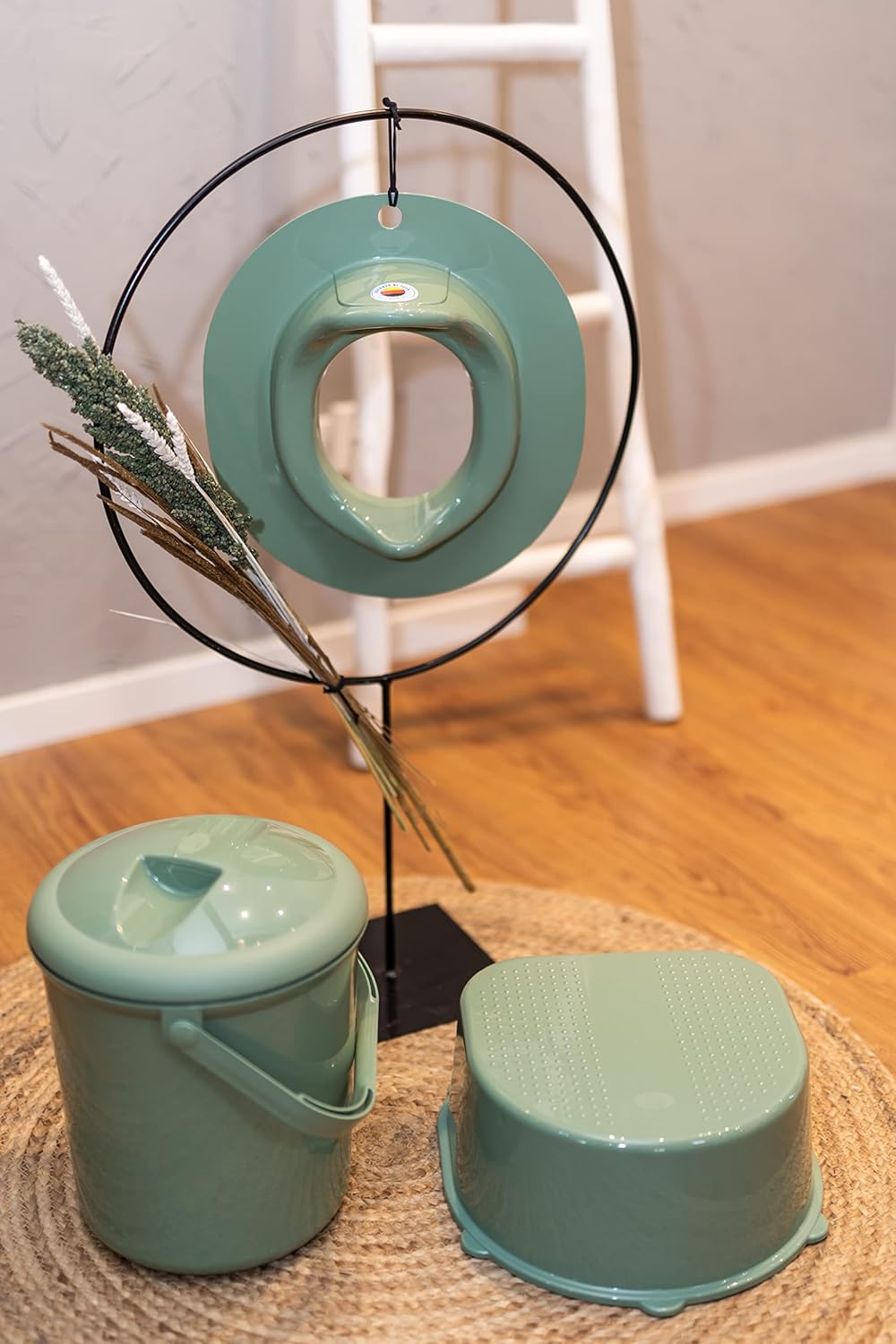 Rotho Babydesign, Bella Bambina, Windeleimer geruchsdicht ohne Nachfüllkassetten, umweltfreundlich &