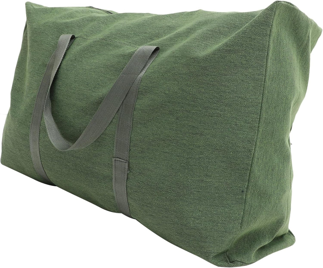 TOPBATHY Grosse Kapazität Reisetasche Segeltuch Reisetasche Grosse Seesack Olivgrün, olivgrün