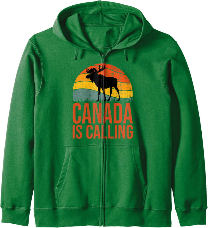 Canada Is Calling - Kanada-Fan Urlauber Kanadier Urlaub Kapuzenjacke