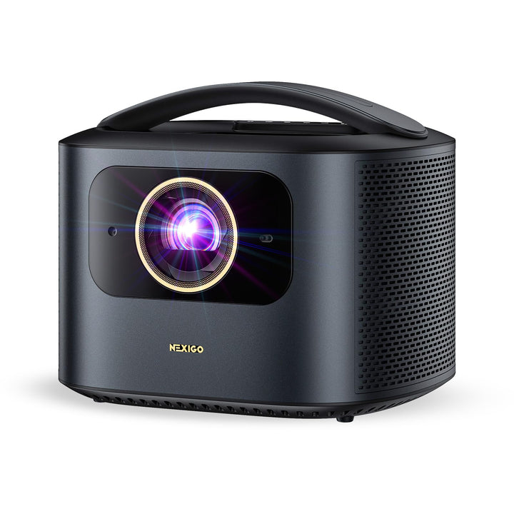 NexiGo TriVision Ultra, 4K Tri-LED-Laser tragbarer Projektor, 2600 Lumen, kein Laserspeckle, Keine A