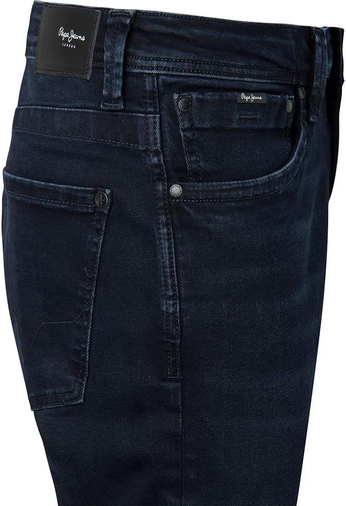 Pepe Jeans Herren Kingston Zip Jeans 30W / 34L Blue (Denim-wn8), 30W / 34L Blue (Denim-wn8)