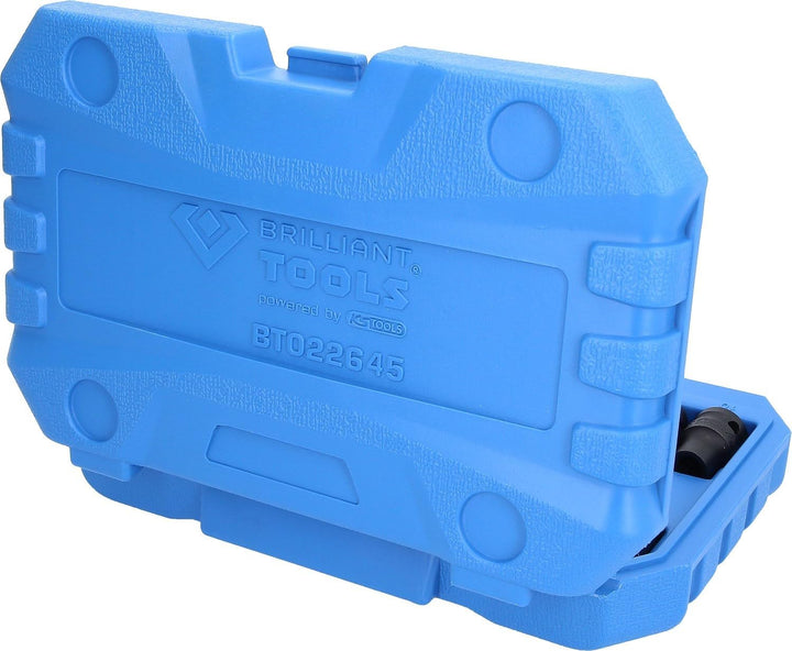 BRILLIANT TOOLS BT022645 1/2" Kraft-Stecknuss-Satz, sechskant, 11-TLG. [Powered by KS Tools]