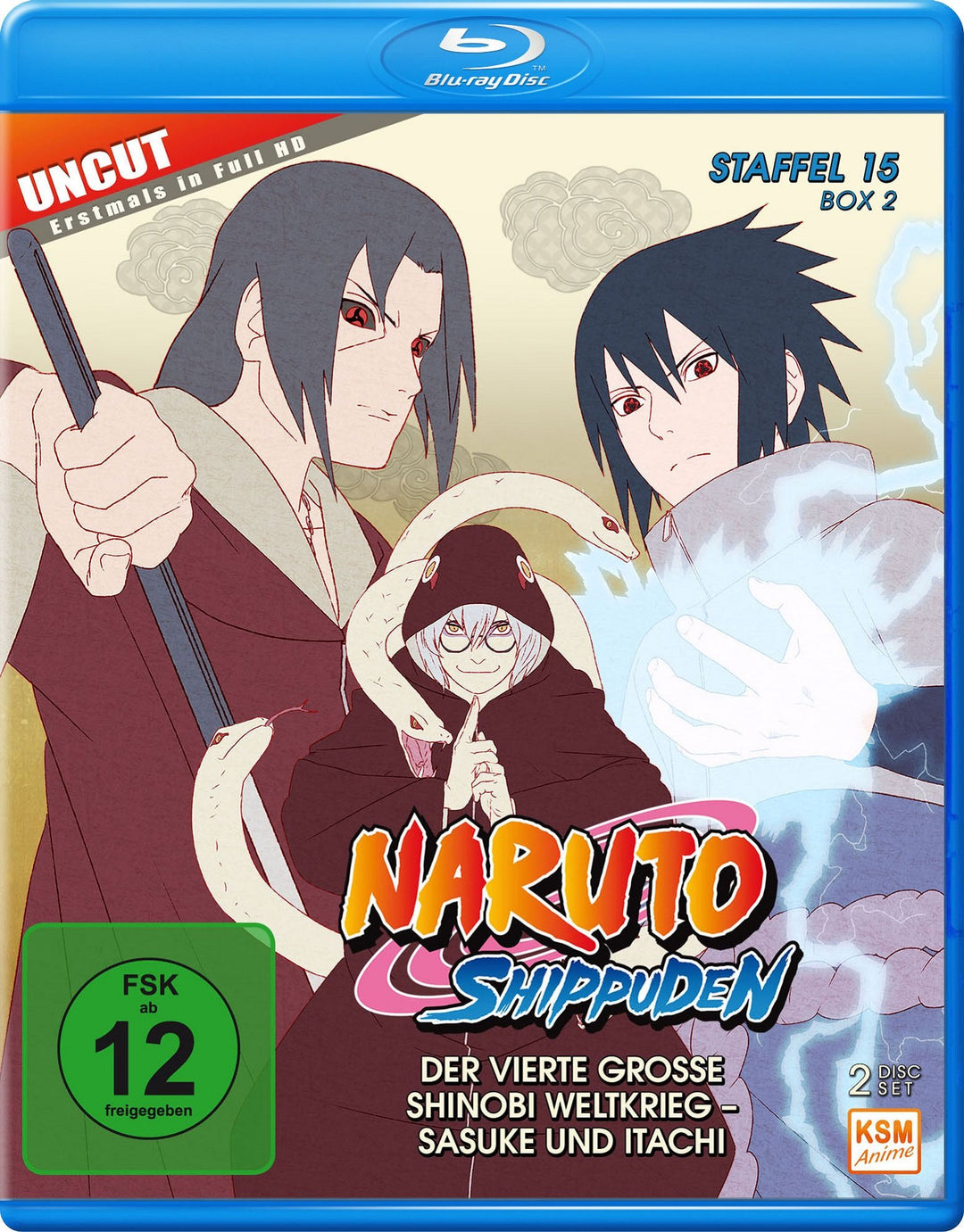Naruto Shippuden Staffel 15 Box 2 (555-568, 14 Folgen) (2-Disc-Set) (Blu-ray), Blu-ray