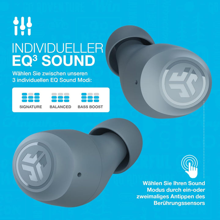 JLab Go Air Pop In Ear Kopfhörer kabellos Bluetooth, True Wireless Kopfhörer, 32+ Std Headphones, ka